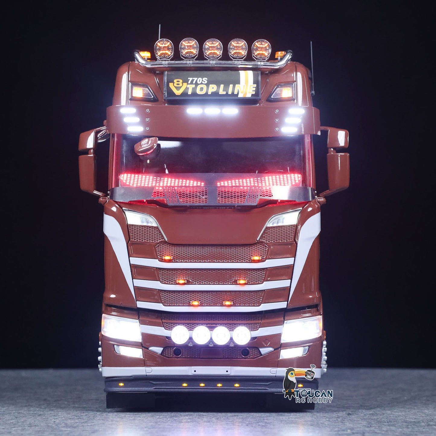 TOUCAN 1/14 Remote Control Tractor Truck 770S 3Speed 6x2 Metal Chassis Axle Lock RC Lorry Vehicle Car Flysky ST8 Radio Ready to Run Model