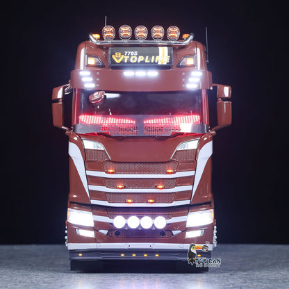 TOUCAN 1/14 Remote Control Tractor Truck 770S 3Speed 6x2 Metal Chassis Axle Lock RC Lorry Vehicle Car Flysky ST8 Radio Ready to Run Model