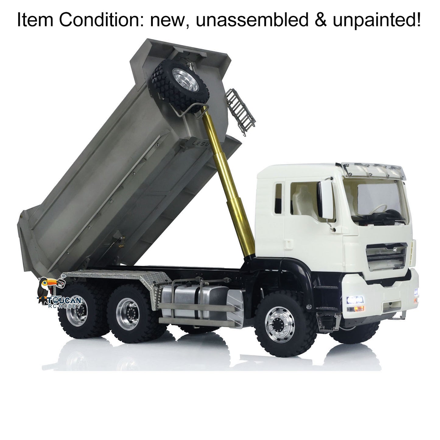 LESU Metall 1/14 6x6 RC Hydraulische Dumper Lkw Kipper 20130018