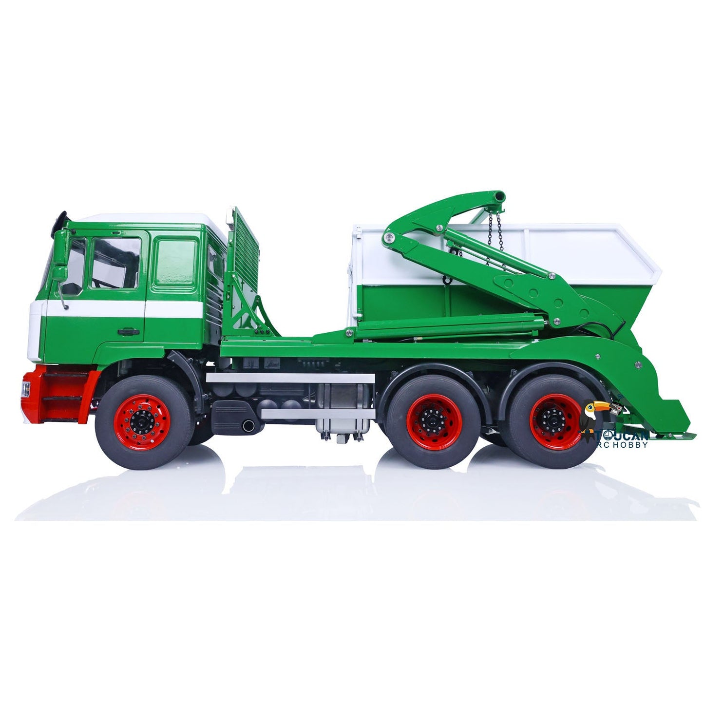 Metal 6X4 RC 1/14 Hydraulic Dump Truck Skip Loader VL18U F2000