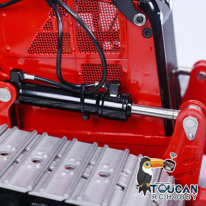 1/14 Hydraulic RC Bulldozer LESU Aoue 850K Metal I6S Remote Control Dozers Model