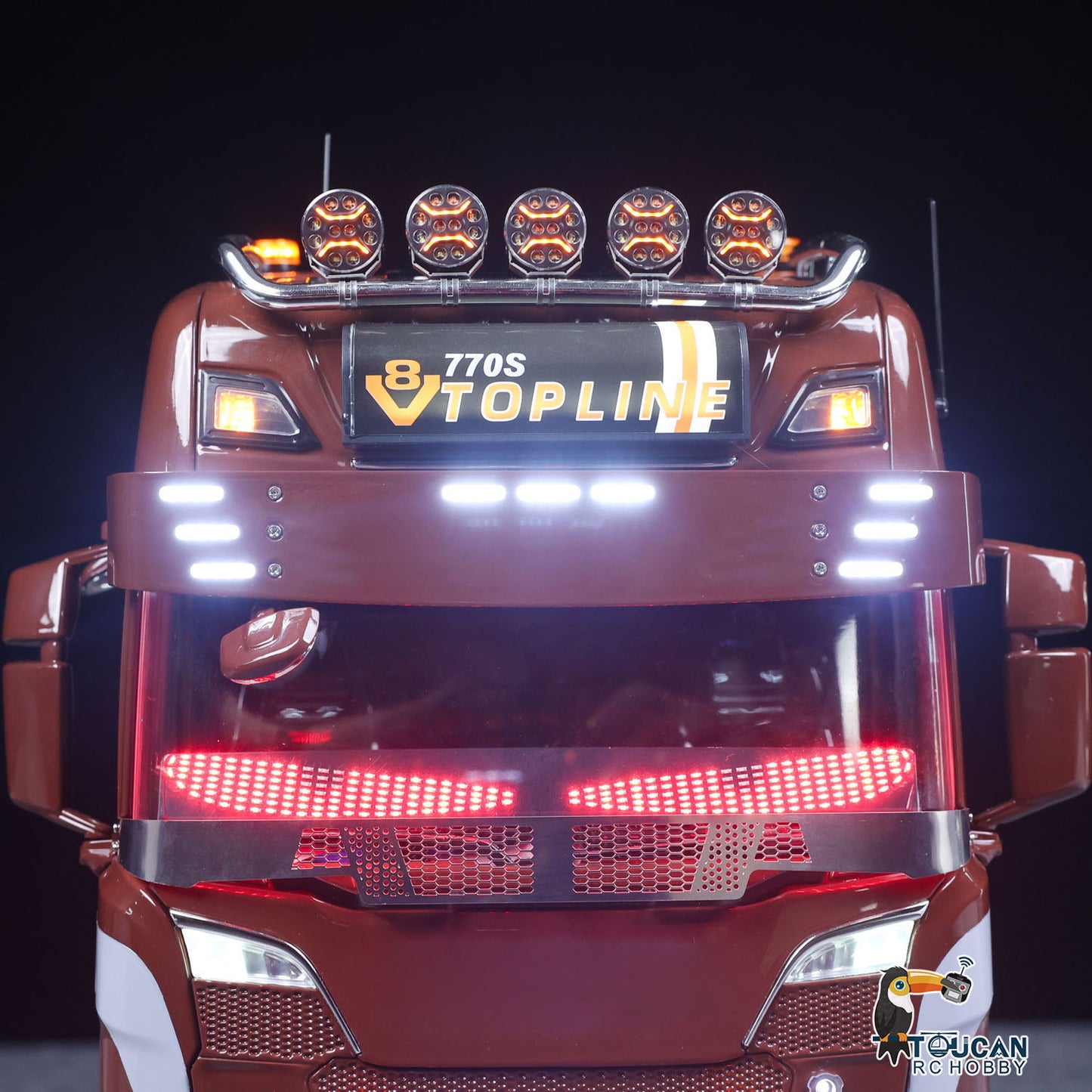 TOUCAN 1/14 Remote Control Tractor Truck 770S 3Speed 6x2 Metal Chassis Axle Lock RC Lorry Vehicle Car Flysky ST8 Radio Ready to Run Model