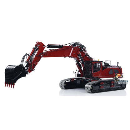 LESU LR960 Remote Control Digger 1/14 RC Full Hydraulic Excavator RTR Construction Vehicle Light Sound Smoke Unit Frsky XE Radio