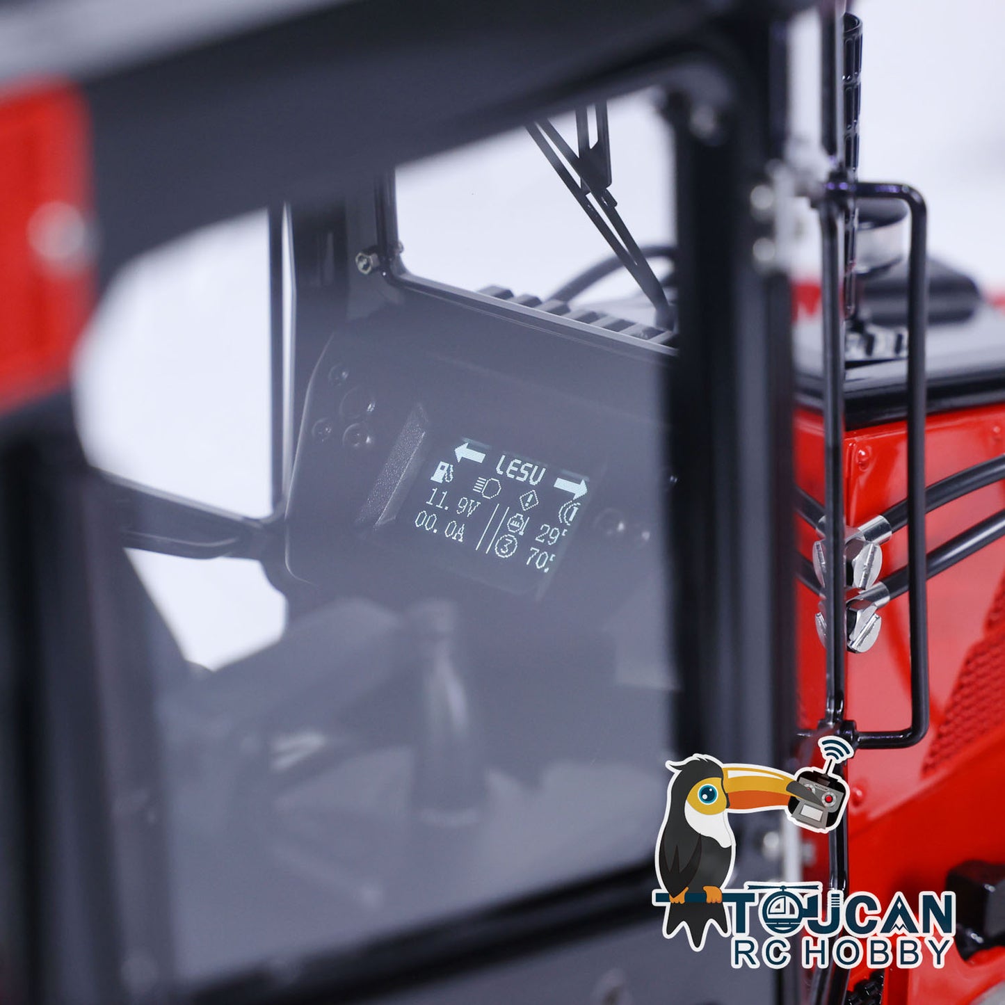 1/14 Hydraulic RC Bulldozer LESU Aoue 850K Metal I6S Remote Control Dozers Model