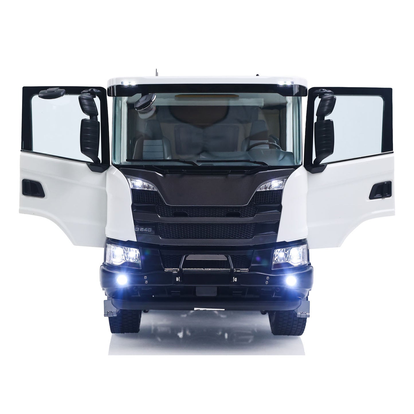 Double E 1/14 8X8 Remote Control Hydraulic Dump Truck 2Speed RC Model Tipper Metal Chassis Differential Lock FLYSKY ST8 Radio