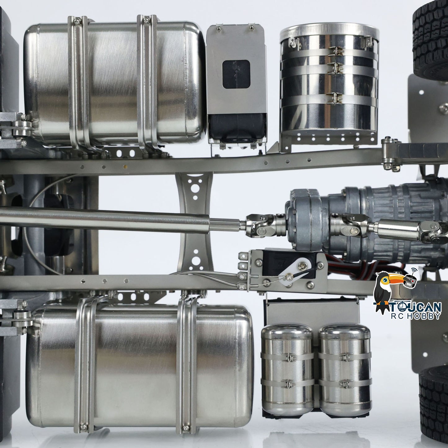 4x4 1/14 Metal Chassis for RC Tractor Truck R620 R730