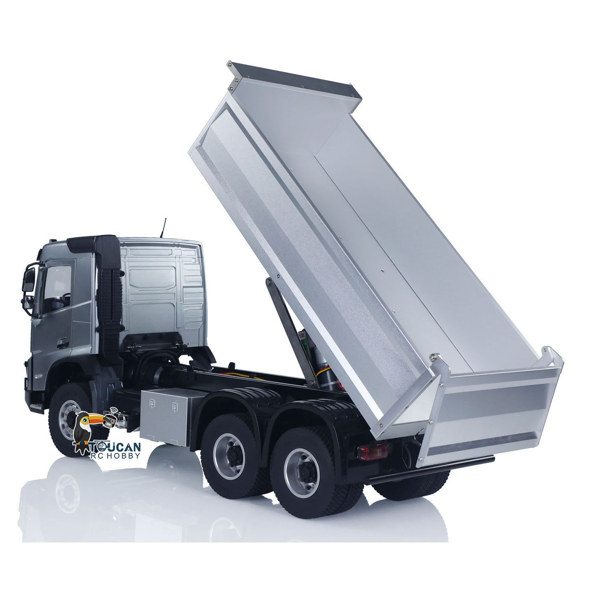 DoubleE E015 001 1/14 RC Dump Truck 6X4 Electric Lifting Remote Control Tipper Metal Drive Shafts Chassis Model Vehicle RTR