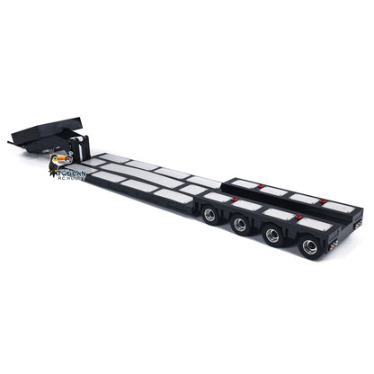 4-Axle Metal Extendable Semi-trailer for 1/14 RC Tractor Truck