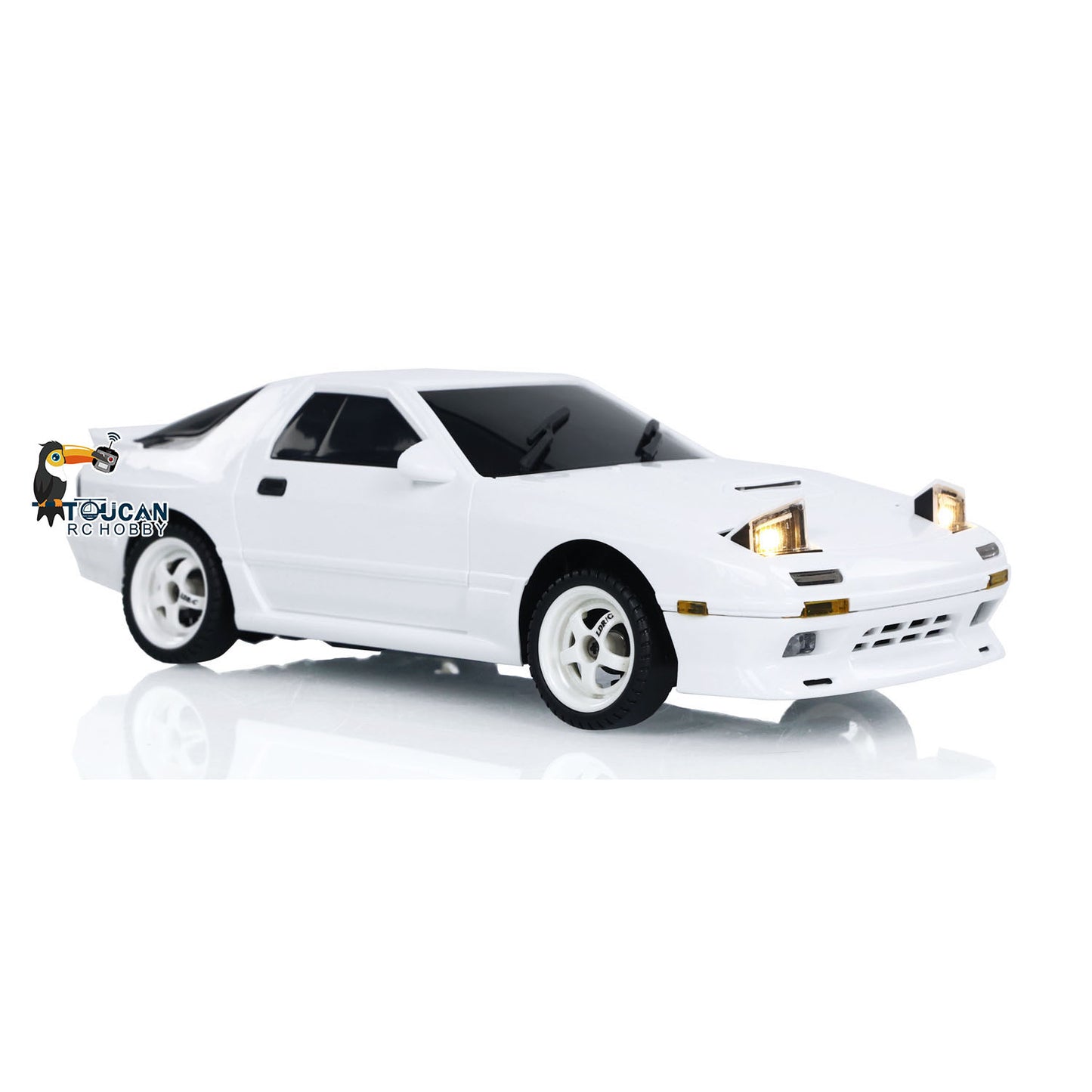 Fast Shipping LDRC 1/18 RX7 RC Racing Car RWD Gyroscope Wireless Control Drift Vehicles LD1802