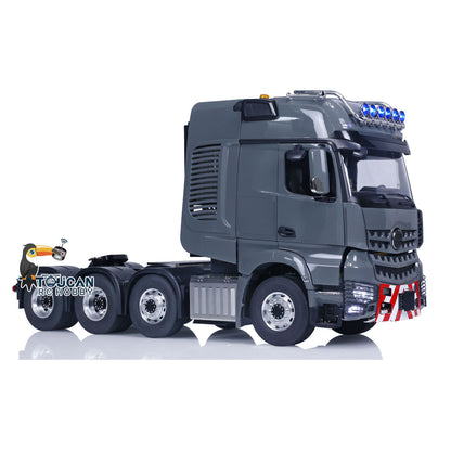 LESU 1/14 Metal 8x8 Painted Assembled RC Tractor Truck Metal Chassis 20130010B With Sound Light System