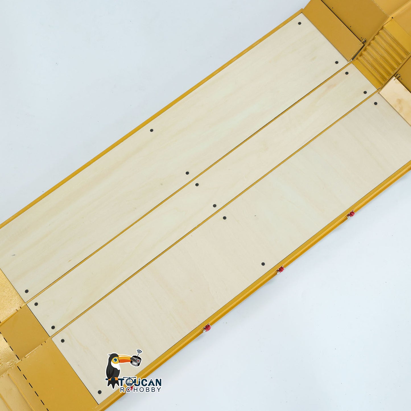 1.8Meters Long! Metal 1/20 RC Heavy Duty Hydraulic Mining Trailer C739D PRO Gooseneck Car Remote Control Construction Vehicle