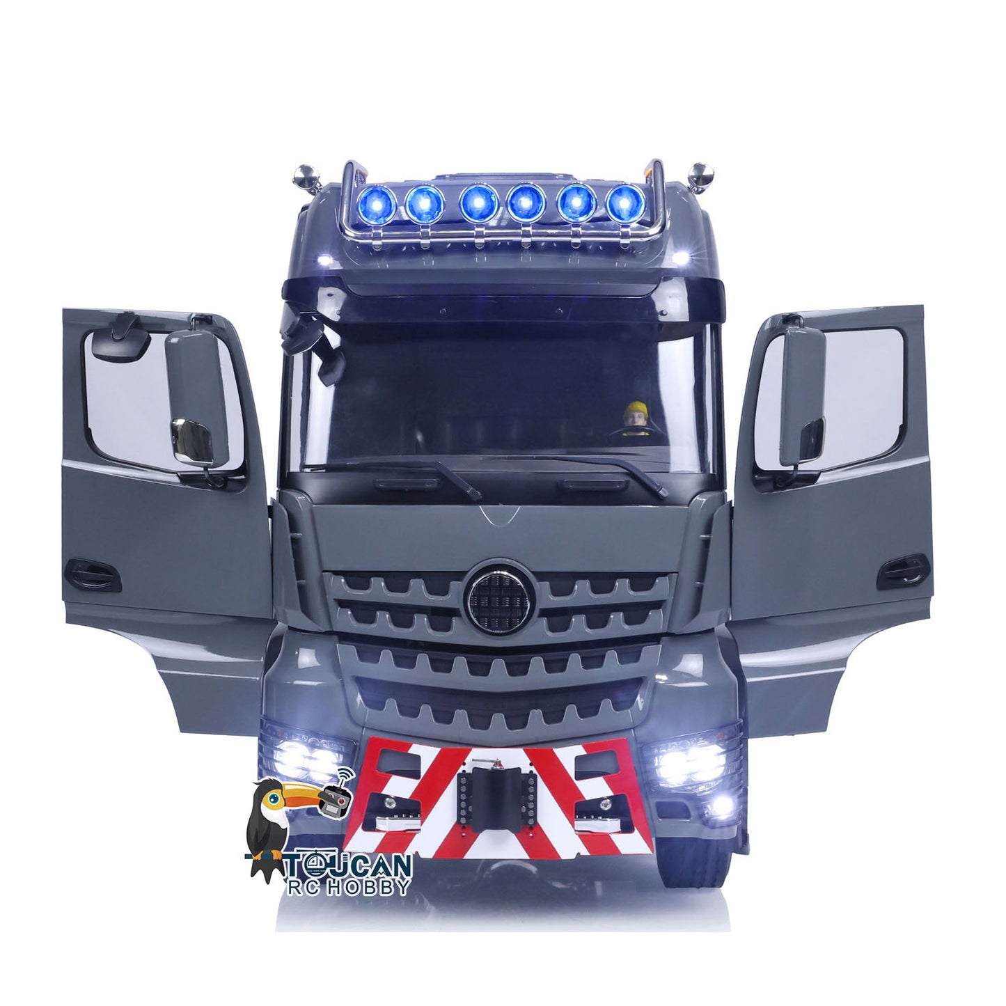 LESU 1/14 Metal 8x8 Painted Assembled RC Tractor Truck Metal Chassis 20130010B With Sound Light System