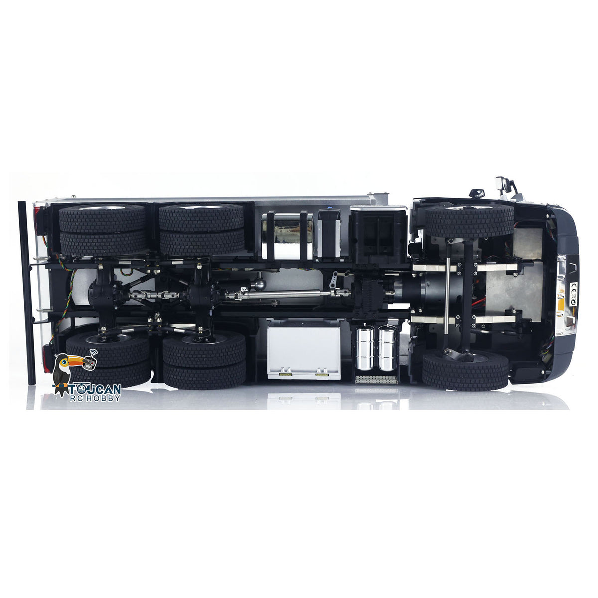 DoubleE E015 001 1/14 RC Dump Truck 6X4 Electric Lifting Remote Control Tipper Metal Drive Shafts Chassis Model Vehicle RTR