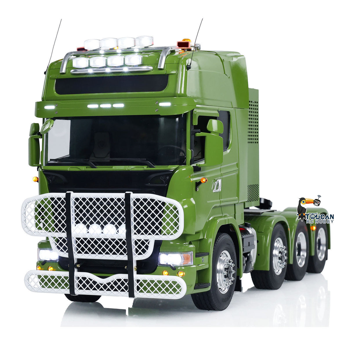 LESU 1/14 8X8 Metall Chassis RC Traktoren Lkw G-6057