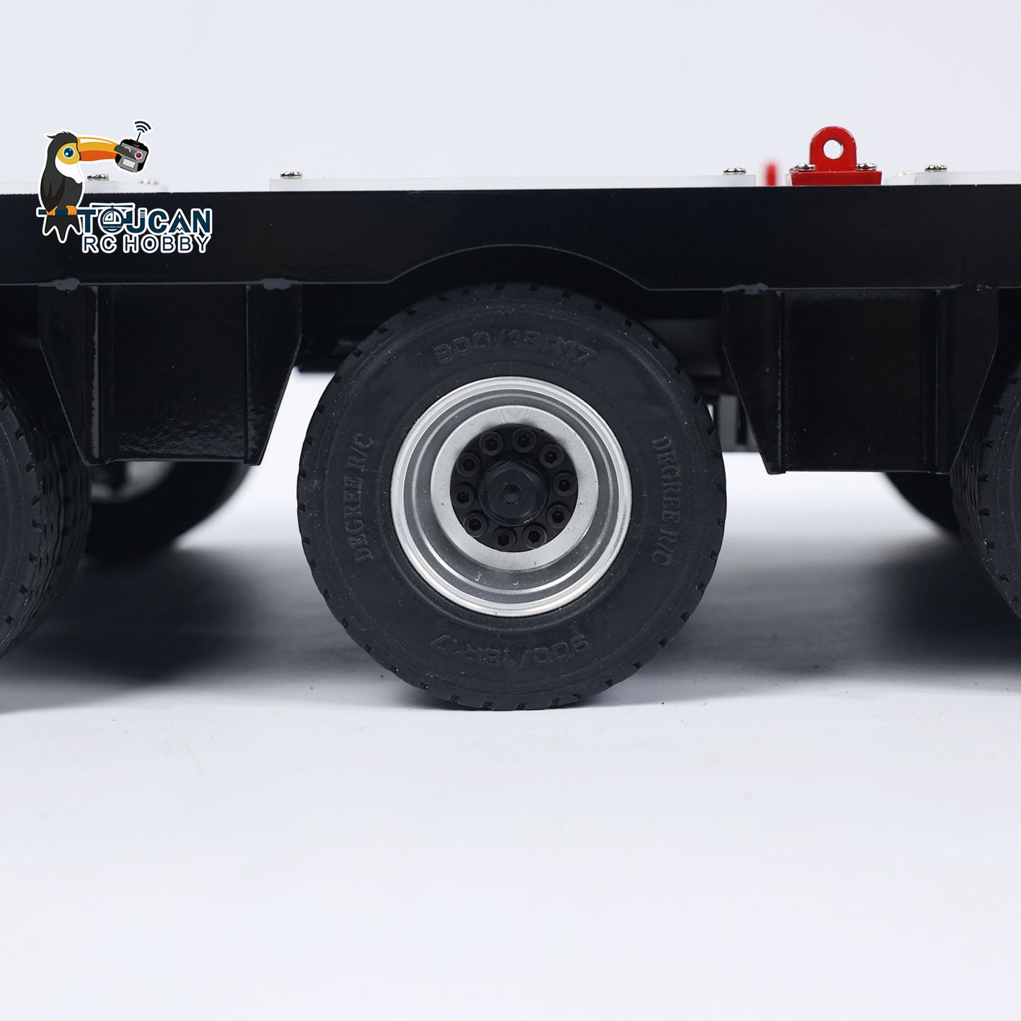 4-Axle Metal Extendable Semi-trailer for 1/14 RC Tractor Truck