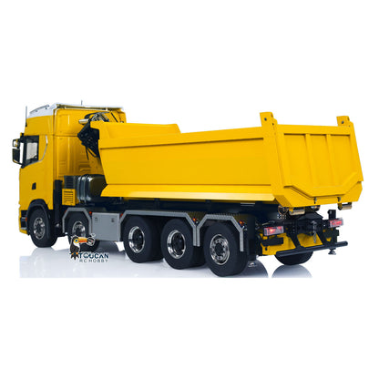 770S 10x10 1/14 Grue hydraulique RC Voiture à benne basculante Camion à benne basculante complet en métal RTR Batterie