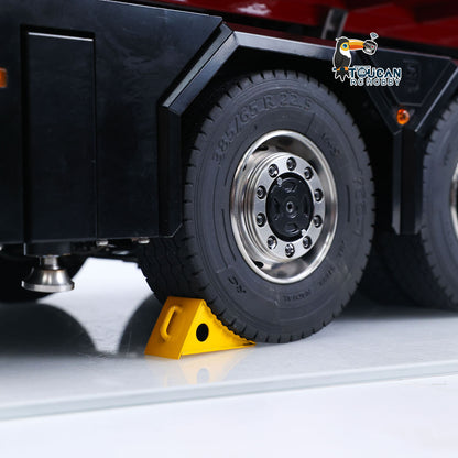 TOUCAN 1/14 RC Hydraulic Crane Truck 770S RTR 10X10 3Speed Metal Dumper Fly Jib Arm Rear Lift Steer Axle Wheel Reduction Diff Lock