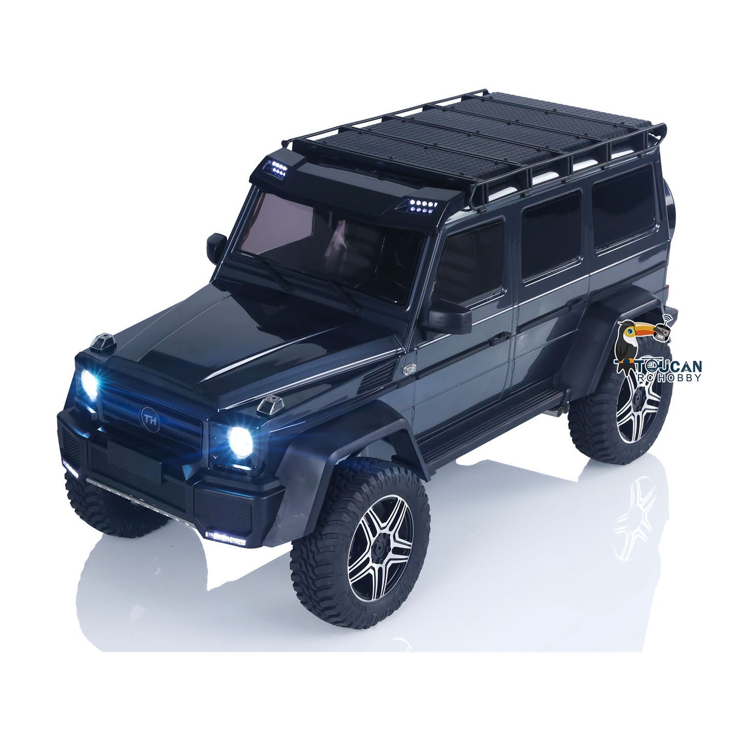 1/8 TRACTION HOBBY Off Road Car KM5 RC Crawler Portal Axle Differential Lock AWD 2Speed Gearbox 775 Brushed Motor