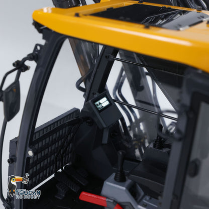 Super Frog 3 Pumps E400 Pro 6CH Valve Thumb Type 1/14 RC Hydraulic Excavator Metal Digger Frsky X14 Radio Sound