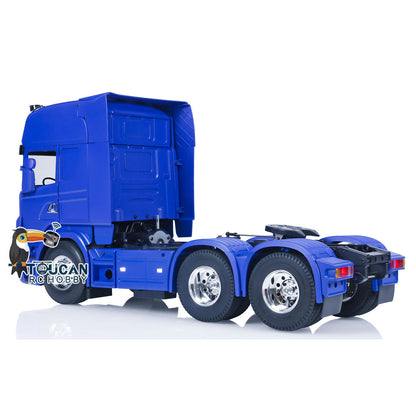 HHRC 6X4 RC Tractor Truck 1/14 Flysky I6S RTR Remote Control Car Sound Light Battery