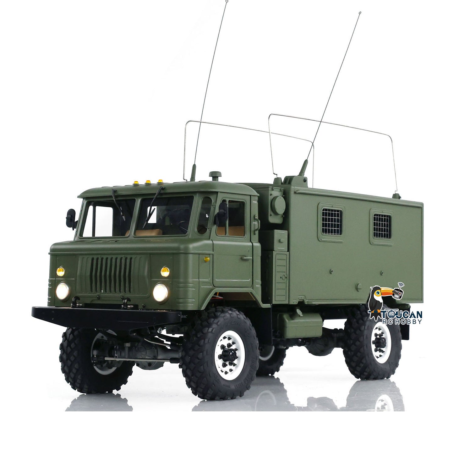 CROSS RC 1/10 GC4M RTR Zusammengebauter Militär-Kommando-LKW