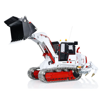 LESU 973K 1/14 Hydraulic RC Loader Upgrade Tracked Car Openable Bucket Rear Plow Model Light Sound B0024