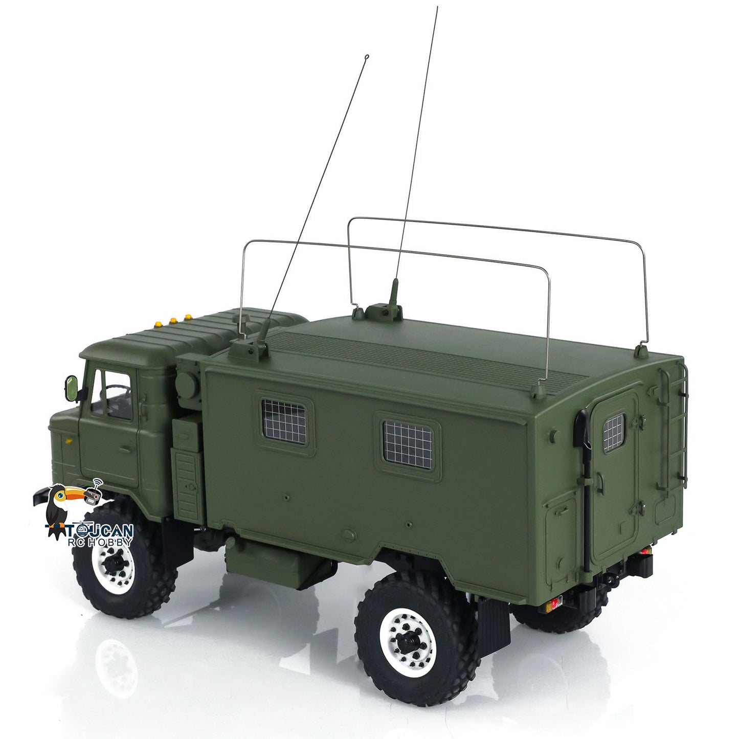 CROSS RC 1/10 GC4M RTR Zusammengebauter Militär-Kommando-LKW