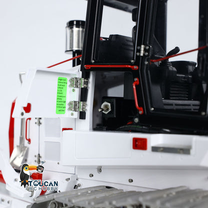 LESU 973K 1/14 Hydraulic RC Loader Upgrade Tracked Car Openable Bucket Rear Plow Model Light Sound B0024