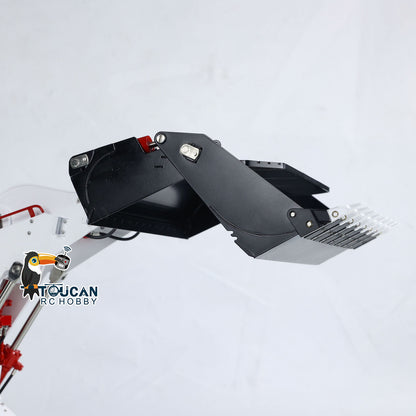 LESU 973K 1/14 Hydraulic RC Loader Upgrade Tracked Car Openable Bucket Rear Plow Model Light Sound B0024