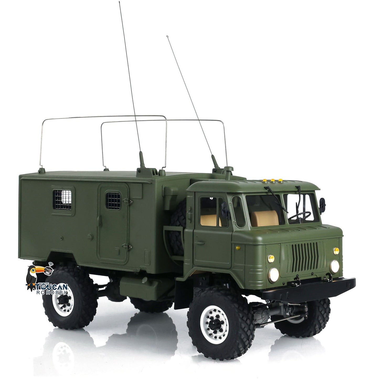 CROSS RC 1/10 GC4M RTR Zusammengebauter Militär-Kommando-LKW