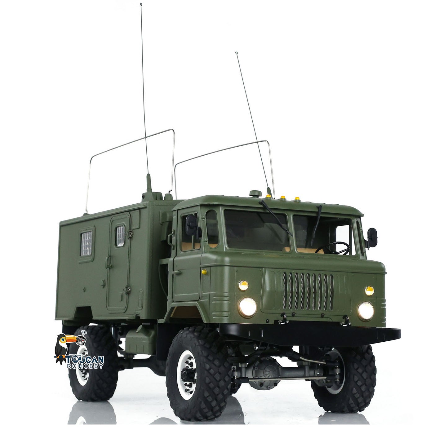 Camion de commandement militaire assemblé CROSS RC 1/10 GC4M RTR