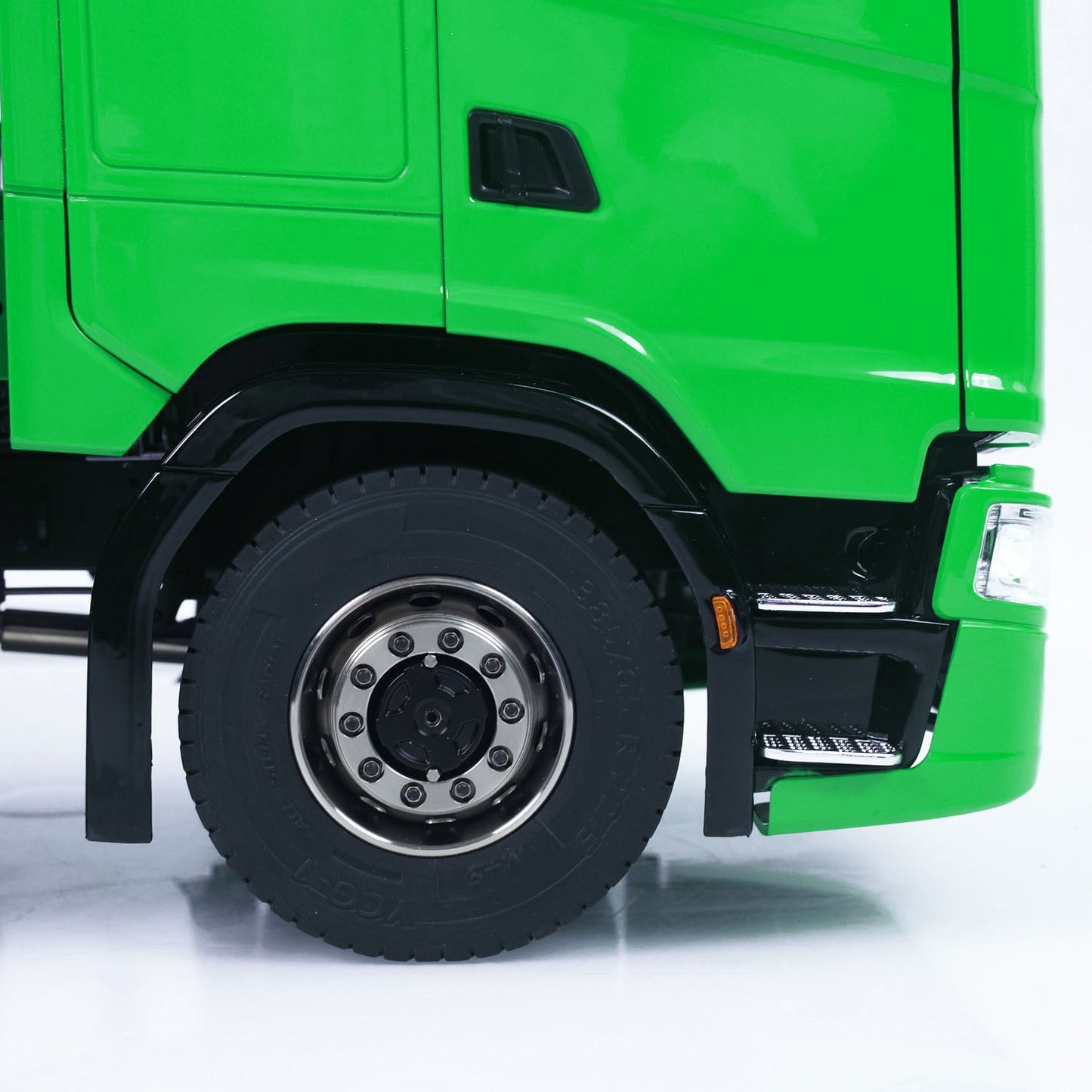 1/14 Remote Control Hydraulic Crane Dumper 10*10 RC Roll On Off Tipper 770S 3Speed U-Shaped Rear Axle Steering Differential Locks Metal Valves