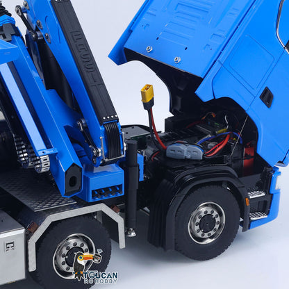 SA770S 1/14 RC Hydraulic Crane Dump Truck 10X10 Radio Controlled Full Dumper Car