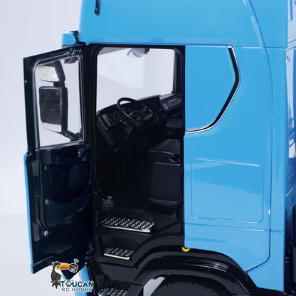 10x10 Metal Chassis 770S 1/14 RC Hydraulic Dump Truck Crane Full Tipper Machine