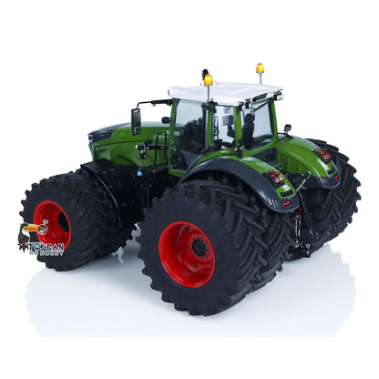 Double Wheeled LESU AOUE 1050 4x4 1/14 Metal Hydraulic RC Tractor Car Light Smoking Simulation Sound Radio Controlled Farm Truck