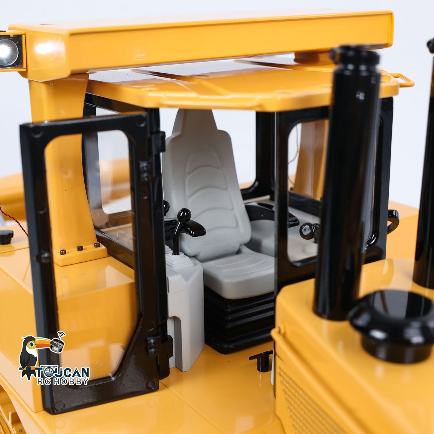 ONLY ONE US STOCK 1/14 DXR2 Metal RC Hydraulic Bulldozer Radio Control Dozer 201 New Sound Module