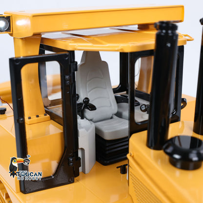 ONLY ONE US STOCK 1/14 DXR2 Metal RC Hydraulic Bulldozer Radio Control Dozer 201 New Sound Module