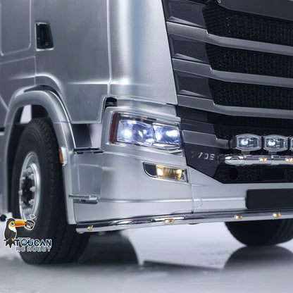 US STOCK 1/14 KABOLITE RC Tractor Car 770S 100 6x6 Romote Control Truck 2Speed Gearbox Differential Lock Vehicle 6WD Sound Light Model