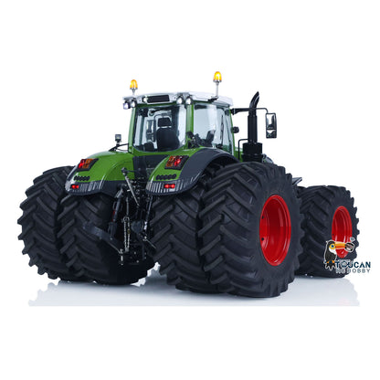 Double Wheeled LESU AOUE 1050 4x4 1/14 Metal Hydraulic RC Tractor Car Light Smoking Simulation Sound Radio Controlled Farm Truck