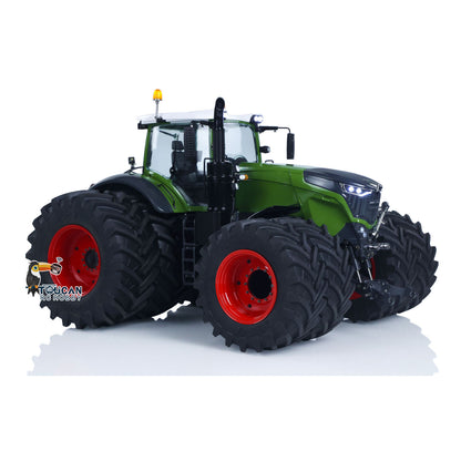 Double Wheeled LESU AOUE 1050 4x4 1/14 Metal Hydraulic RC Tractor Car Light Smoking Simulation Sound Radio Controlled Farm Truck