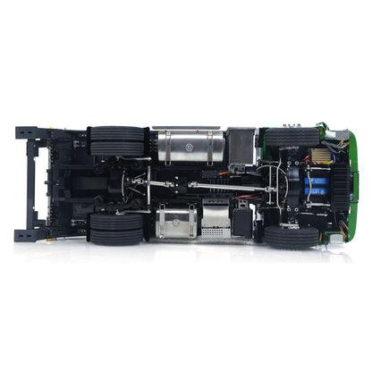 LESU 4X4 1/14 RC Hydraulic Swing Arm Garbage Truck Skip Loader TGS Paintied Car
