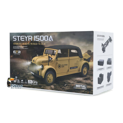 IN STOCK HG 1/18 RC Off-road Vehicles 4x4 Remote Control Command Vehicle Smoke Unit Sound