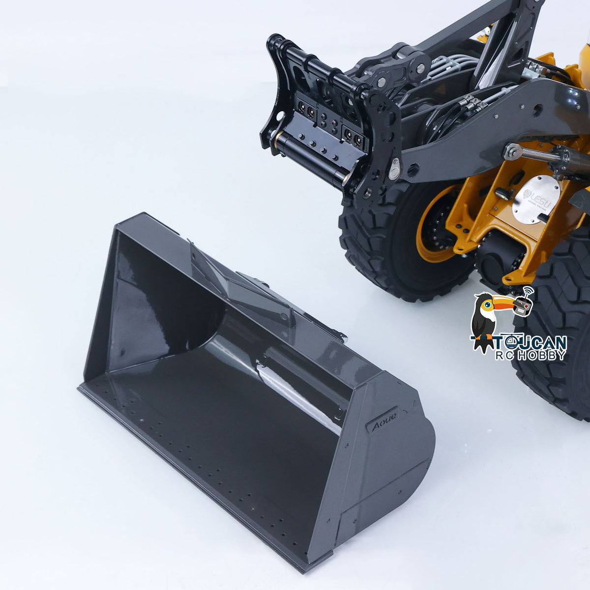 LESU L220H 1/14 Metal RC Hydraulic Wheel Loader A0013 PNP/RTR/KIT 4WD Construction Model Brushless FOC Motor 2 Speed Transmission Light Sound
