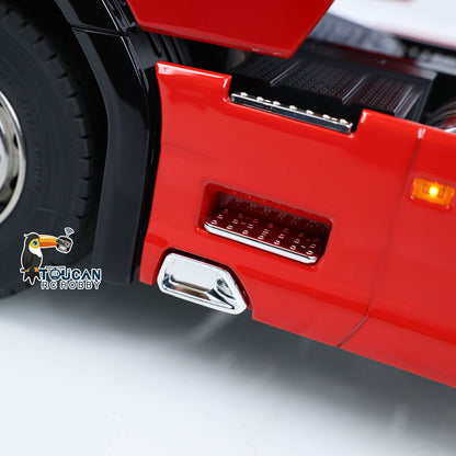 Metal Chassis Fifth Wheel 4X4 1/14 3Speed Radio Control Tractor Truck 770S Axle Locks Brushed ESC Motor Light System No Battery