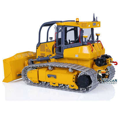 AUF LAGER 1/14 LESU Aoue 850K RC Hydraulische Planierraupe Schwarz Track Bulldozer