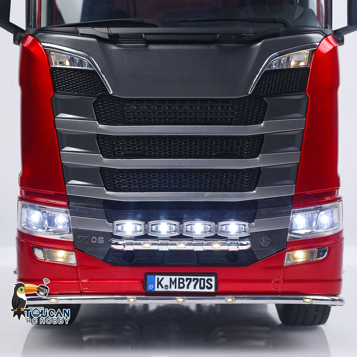 US Stock Kabolite K770S-100 1/14 4x2 RC Tractor Truck RTR with 2-Speed Transmission FS L12 Remote Controller LED Lights Sound System