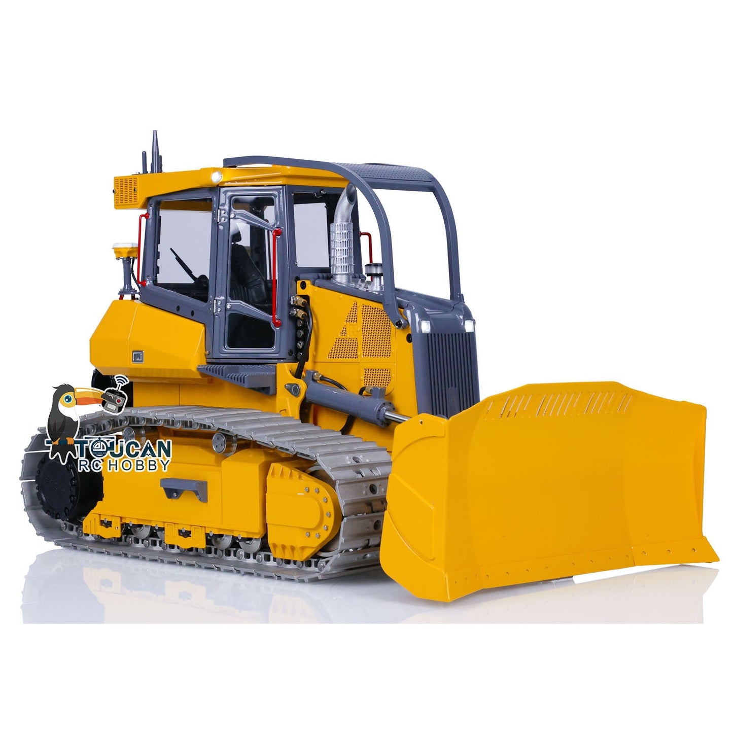 IN STOCK LESU Metal 1/14 RC Hydraulic Dozer Aoue 850K Painted Assembled PNP Bulldozer B0005