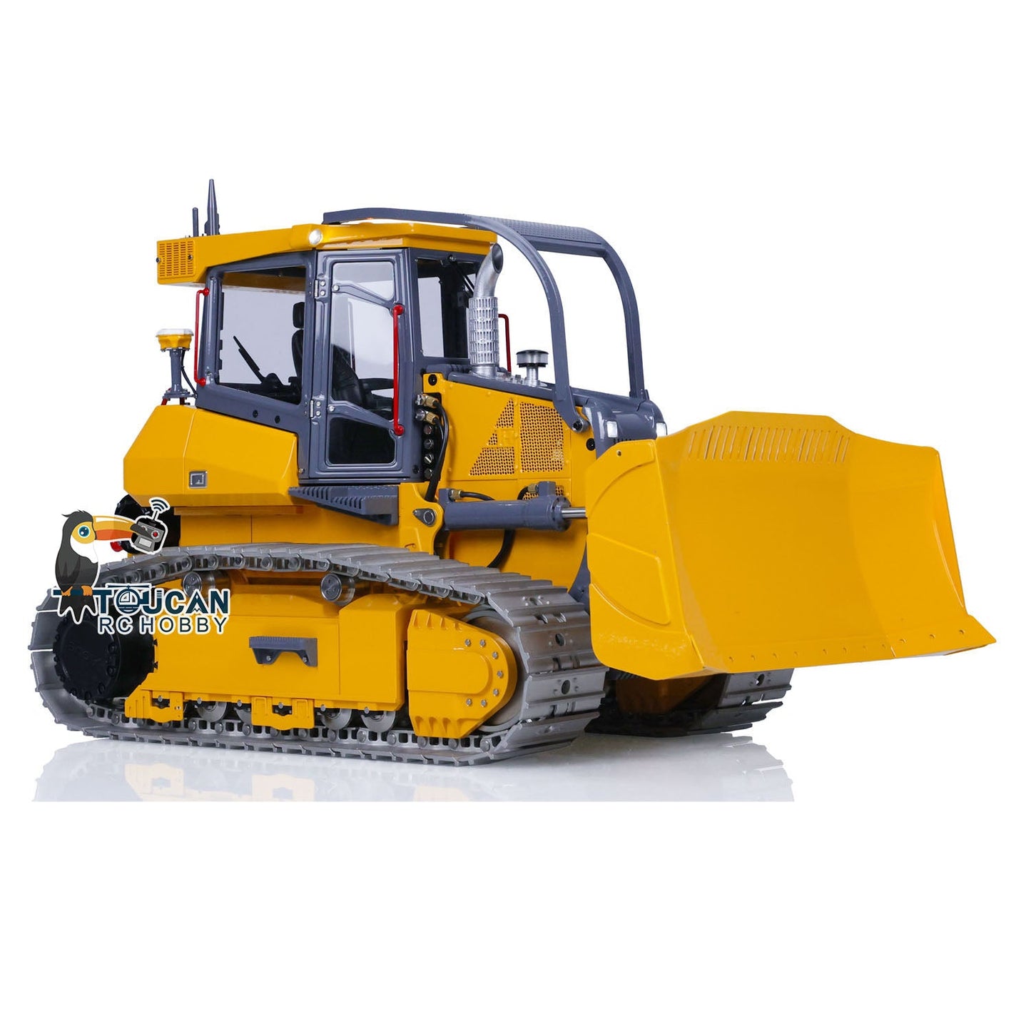 IN STOCK LESU Metal 1/14 RC Hydraulic Dozer Aoue 850K Painted Assembled PNP Bulldozer B0005