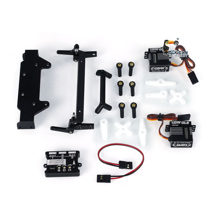 Système de suspension de cabine, deuxième plaque servo, tracteur routier 1/14 RC