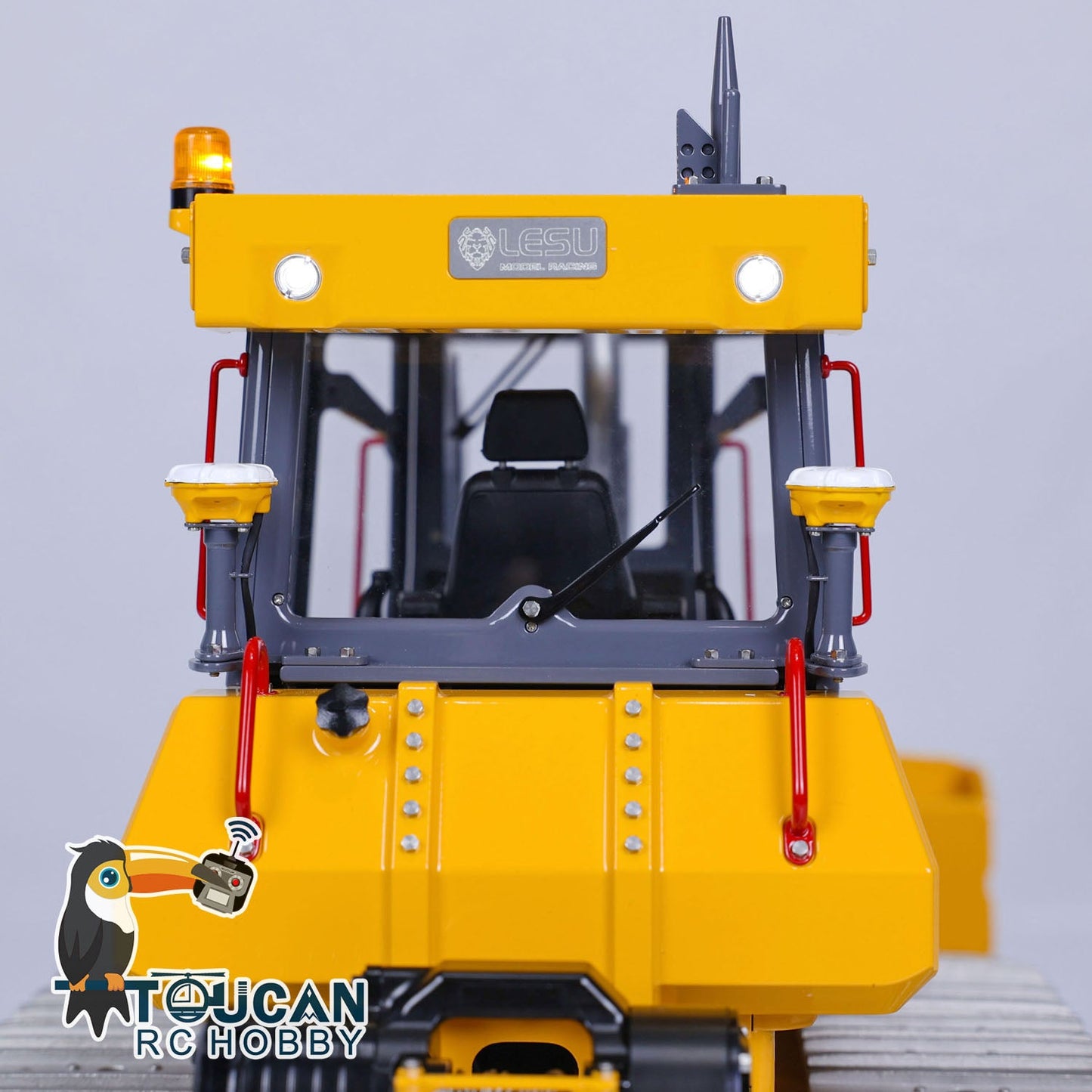 IN STOCK LESU Metal 1/14 RC Hydraulic Dozer Aoue 850K Painted Assembled PNP Bulldozer B0005